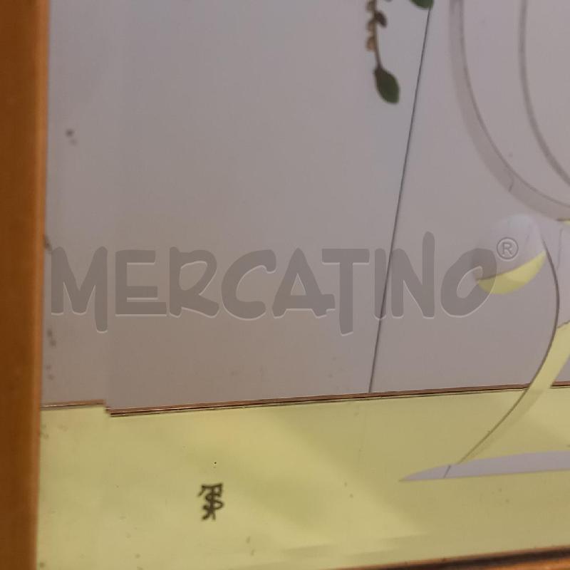 SPECCHIO VITTORIANO MOLATO DIPINTO A ROVESCIO | Mercatino dell'Usato Bologna 3