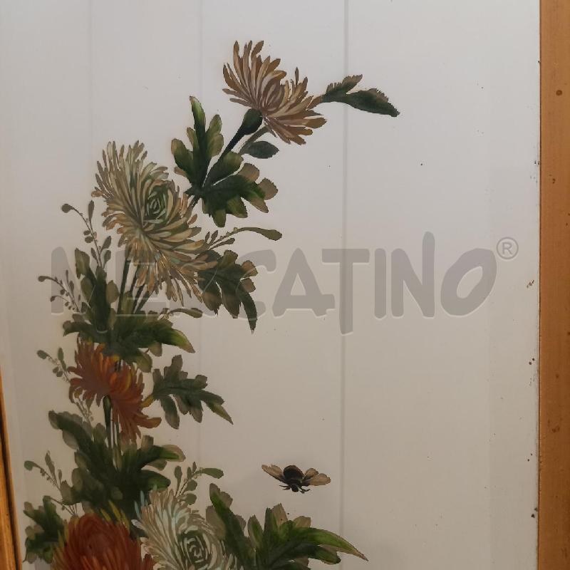 SPECCHIO VITTORIANO MOLATO DIPINTO A ROVESCIO | Mercatino dell'Usato Bologna 4