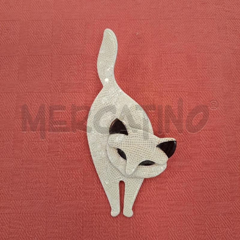 SPILLA LEA STEIN GATTO BIANCO | Mercatino dell'Usato Bologna 1