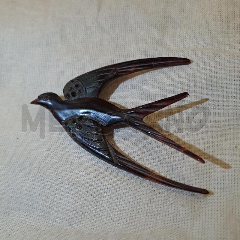 SPILLA MARRONE RESINA RONDINE | Mercatino dell'Usato Bologna 1