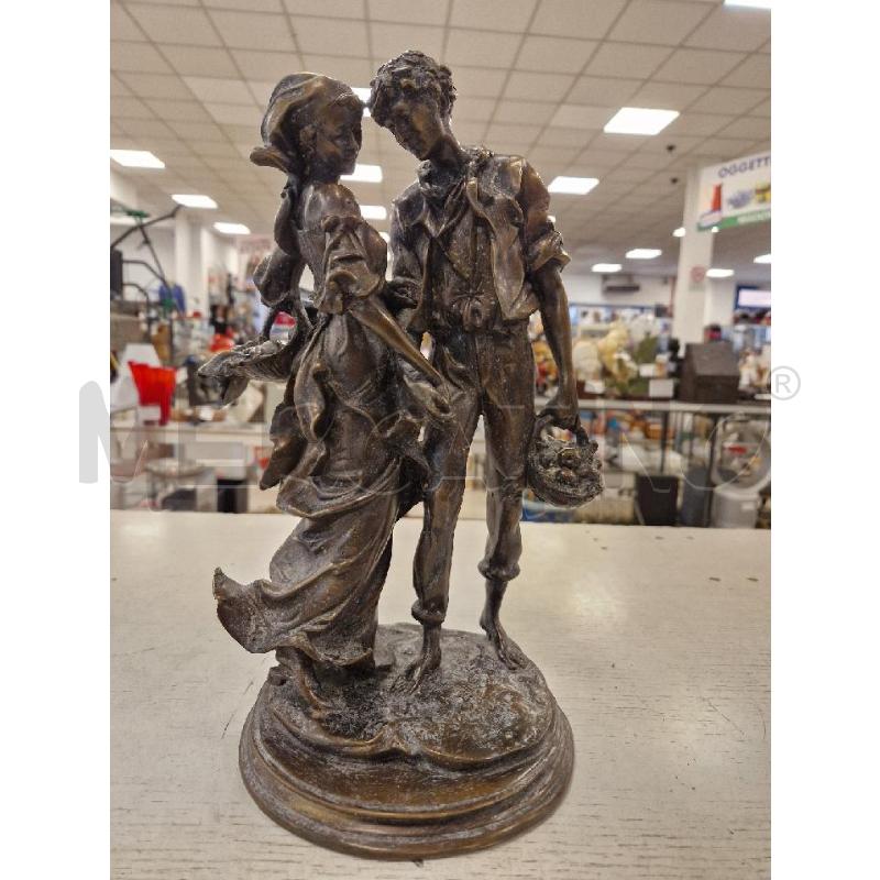 STATUA BRONZO DUE FIGURE | Mercatino dell'Usato Bologna 1