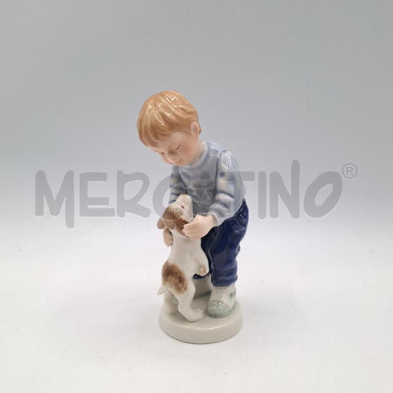 STATUINA B&G BIMBO CON CANE   1999 FIGUREOF THE YEAR | Mercatino dell'Usato Bologna 1