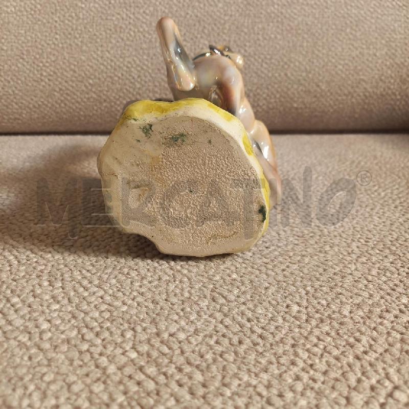 STATUINA CERBIATTO LUCENTE CON VASETTO | Mercatino dell'Usato Bologna 5