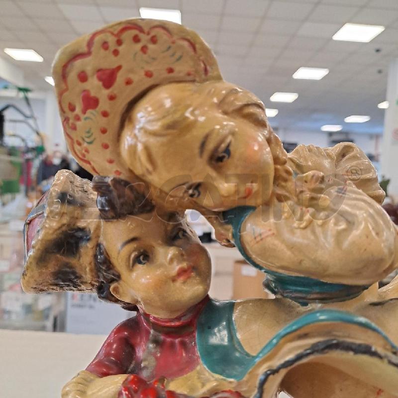 STATUINA COPPIA DANZANTE IN GESSO | Mercatino dell'Usato Bologna 5