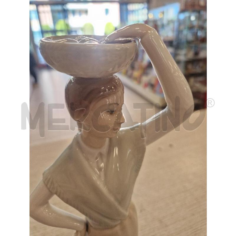 STATUINA DONNA CON CESTO MADE IN SPAIN | Mercatino dell'Usato Bologna 3