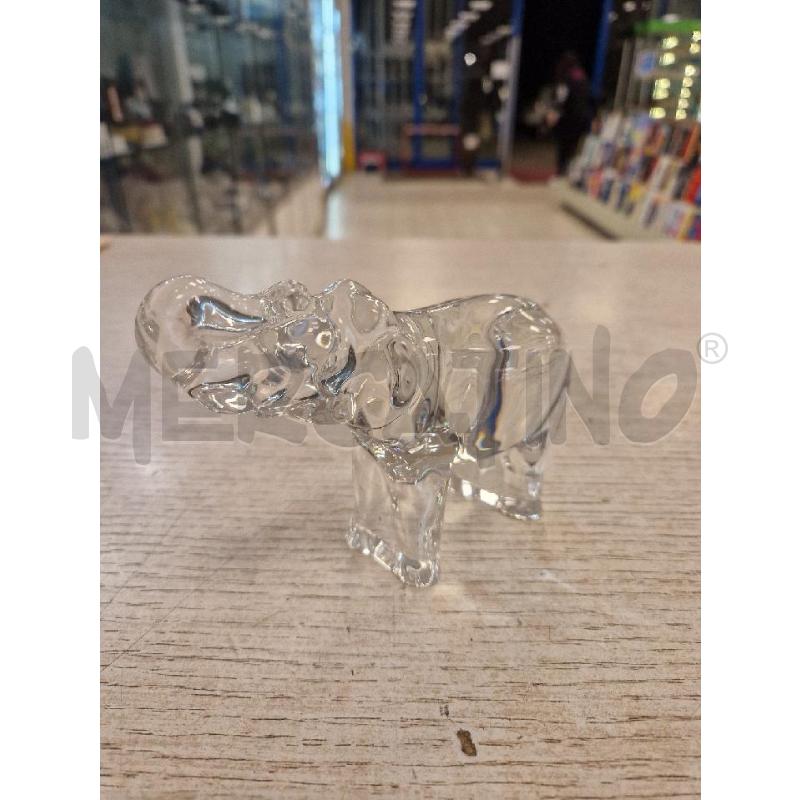 STATUINA ELEFANTE CRISTALLO BACCARAT | Mercatino dell'Usato Bologna 2