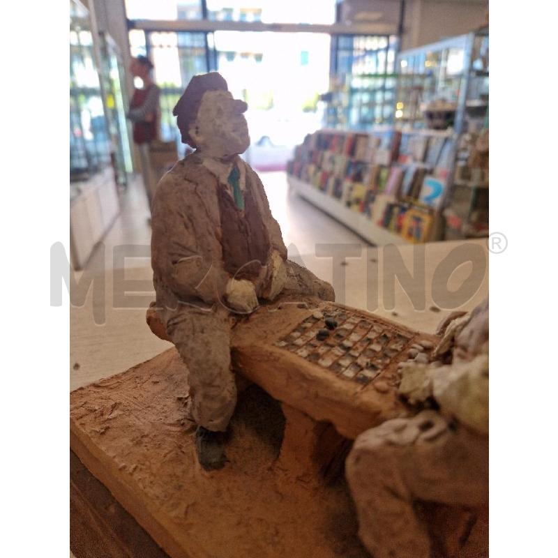 STATUINA SCACCHISTI CARLO ANLERI | Mercatino dell'Usato Bologna 4