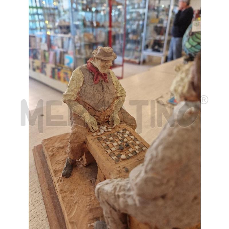 STATUINA SCACCHISTI CARLO ANLERI | Mercatino dell'Usato Bologna 5