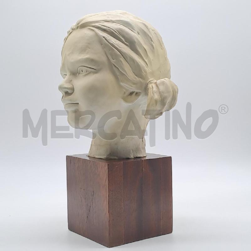 STATUINA TESTA DI BIMBA BISQUIT  GIANNI VISENTIN | Mercatino dell'Usato Bologna 3