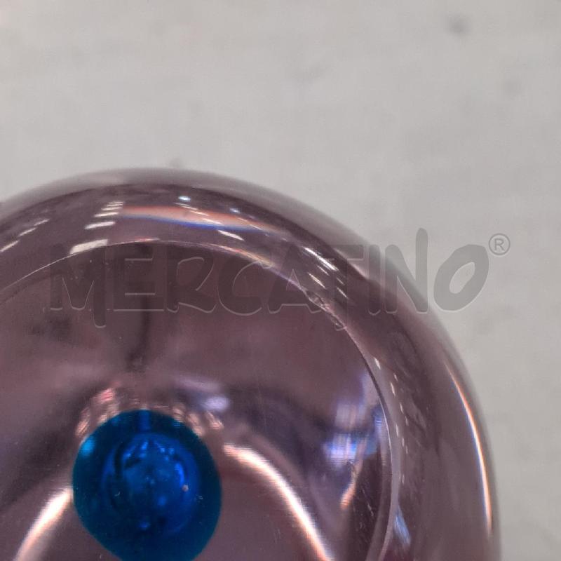 STATUINA UCCELLINO VETRO MURANO CUORE BLU | Mercatino dell'Usato Bologna 4