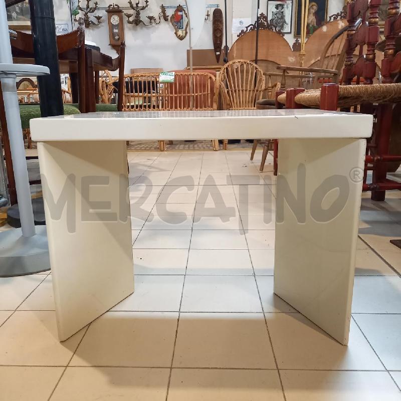 TAVOLINO LACCATO BIANCO | Mercatino dell'Usato Bologna 1
