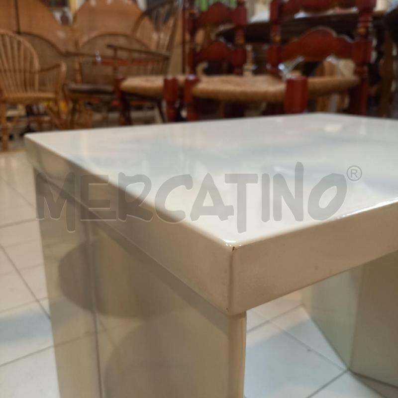 TAVOLINO LACCATO BIANCO | Mercatino dell'Usato Bologna 5