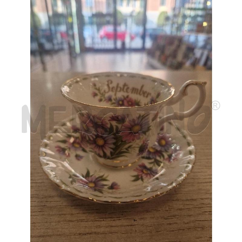 TAZZA ROYAL ALBERT +PIATTO SEPTEMBER | Mercatino dell'Usato Bologna 1