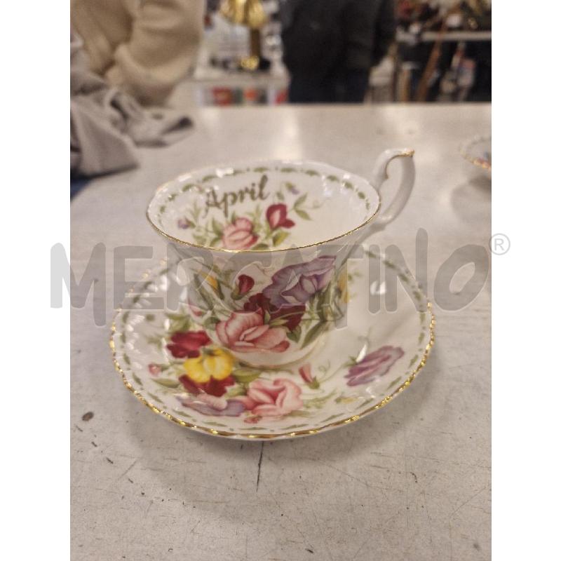 TAZZA ROYAL ALBERT + PIATTO APRIL | Mercatino dell'Usato Bologna 1