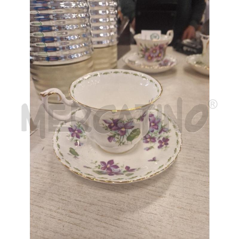 TAZZA ROYAL ALBERT + PIATTO FEBRUARY | Mercatino dell'Usato Bologna 2