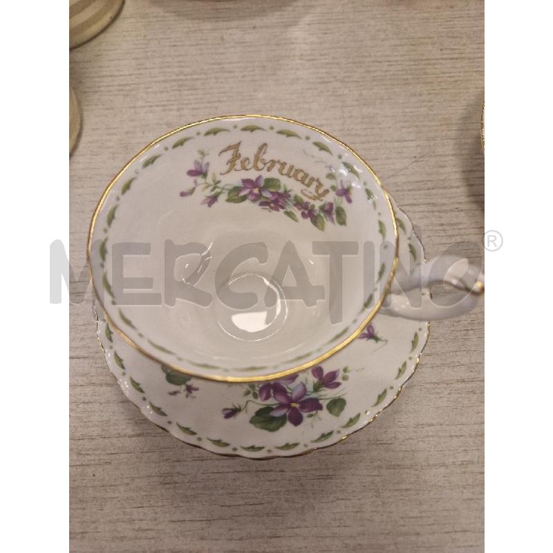TAZZA ROYAL ALBERT + PIATTO FEBRUARY | Mercatino dell'Usato Bologna 4