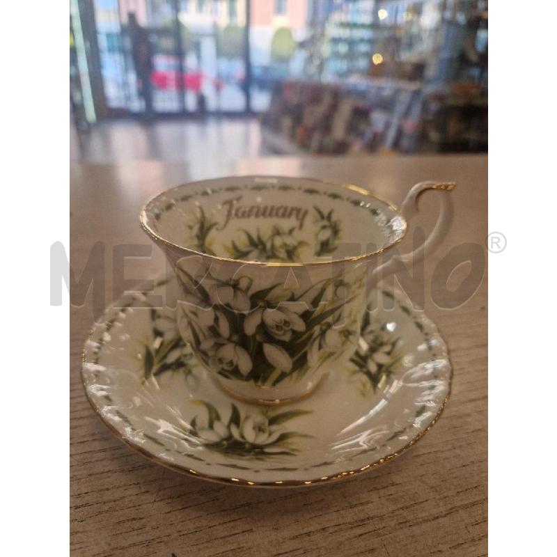 TAZZA ROYAL ALBERT + PIATTO JANUARY | Mercatino dell'Usato Bologna 1