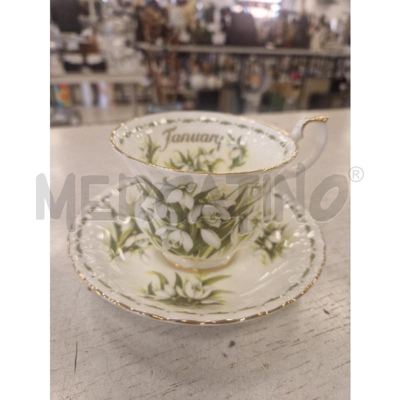TAZZA ROYAL ALBERT + PIATTO JANUARY | Mercatino dell'Usato Bologna 3