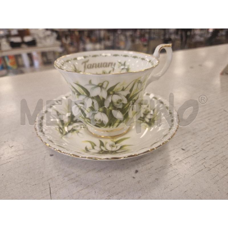 TAZZA ROYAL ALBERT + PIATTO JANUARY | Mercatino dell'Usato Bologna 4