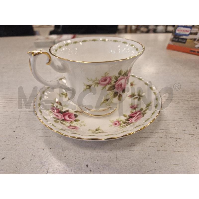 TAZZA ROYAL ALBERT + PIATTO JUNE | Mercatino dell'Usato Bologna 2