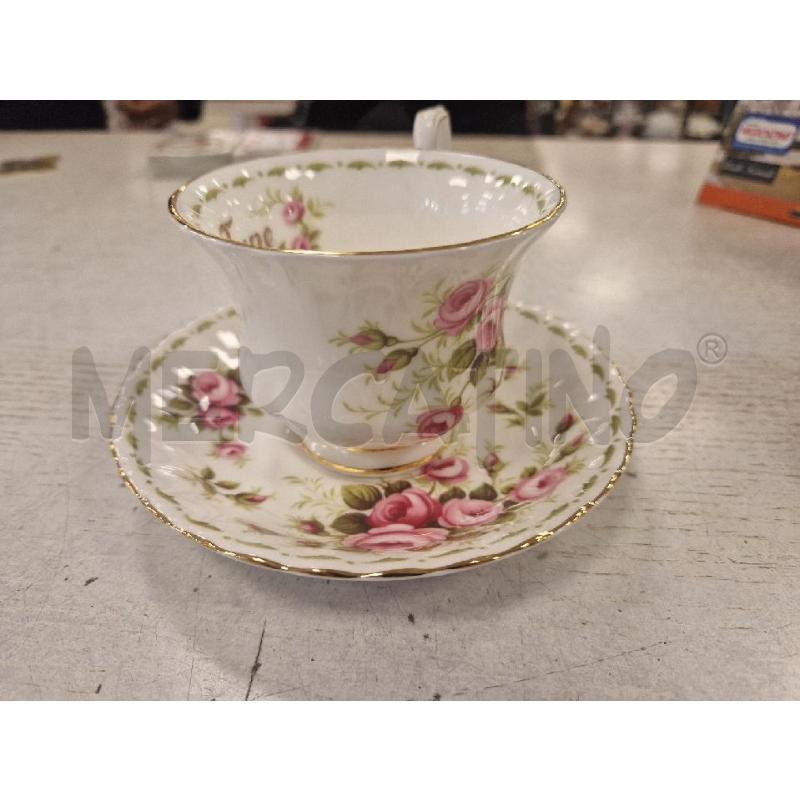 TAZZA ROYAL ALBERT + PIATTO JUNE | Mercatino dell'Usato Bologna 3