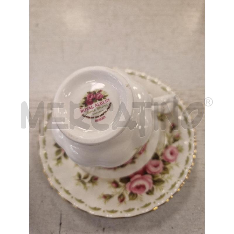 TAZZA ROYAL ALBERT + PIATTO JUNE | Mercatino dell'Usato Bologna 4