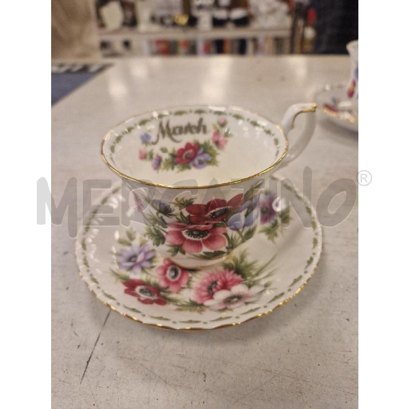 TAZZA ROYAL ALBERT + PIATTO MARCH | Mercatino dell'Usato Bologna 1