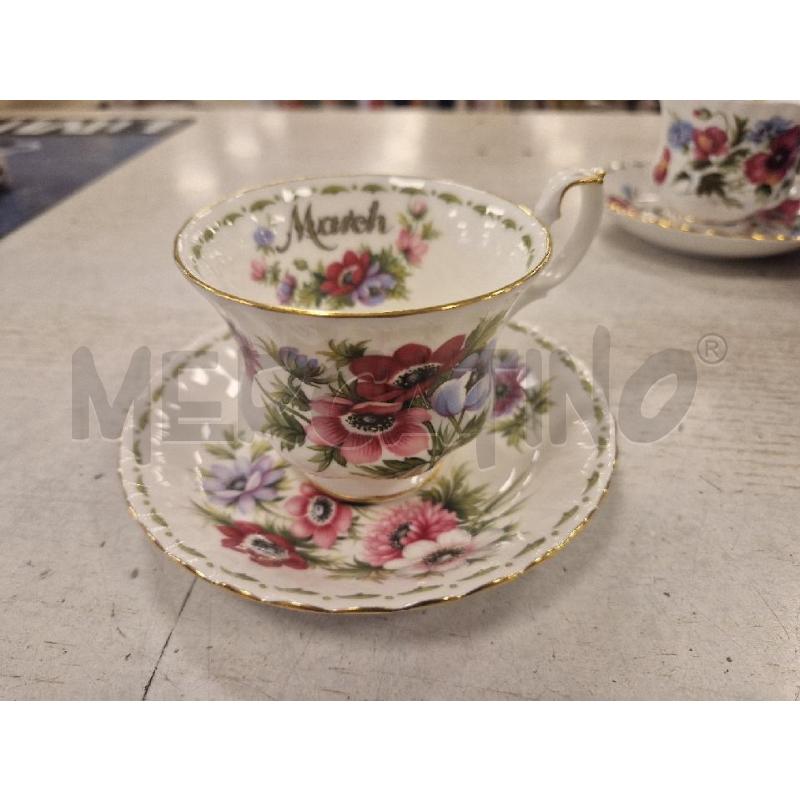 TAZZA ROYAL ALBERT + PIATTO MARCH | Mercatino dell'Usato Bologna 2