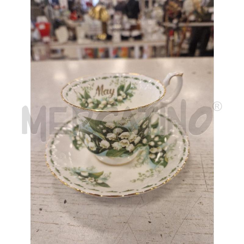 TAZZA ROYAL ALBERT + PIATTO MAY | Mercatino dell'Usato Bologna 1