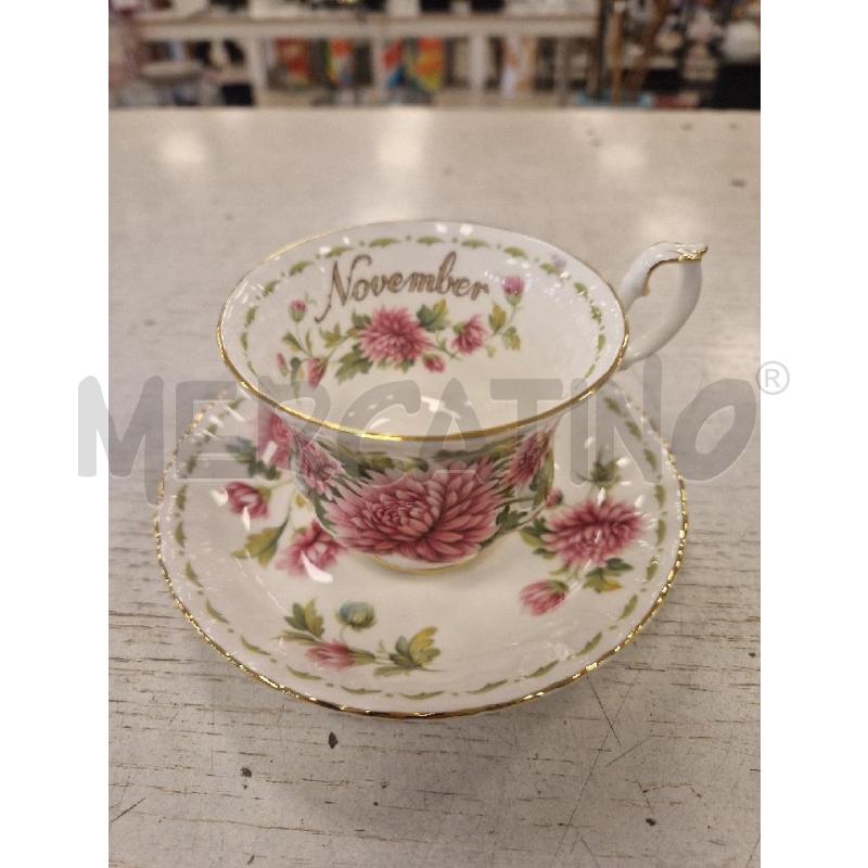 TAZZA ROYAL ALBERT + PIATTO NOVEMBER | Mercatino dell'Usato Bologna 1
