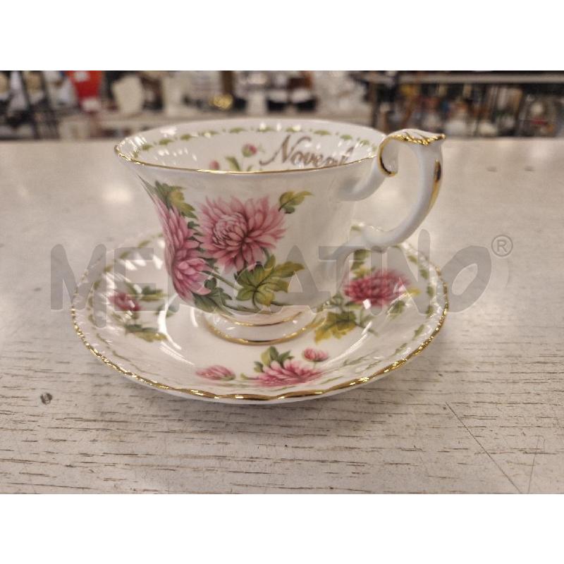 TAZZA ROYAL ALBERT + PIATTO NOVEMBER | Mercatino dell'Usato Bologna 2