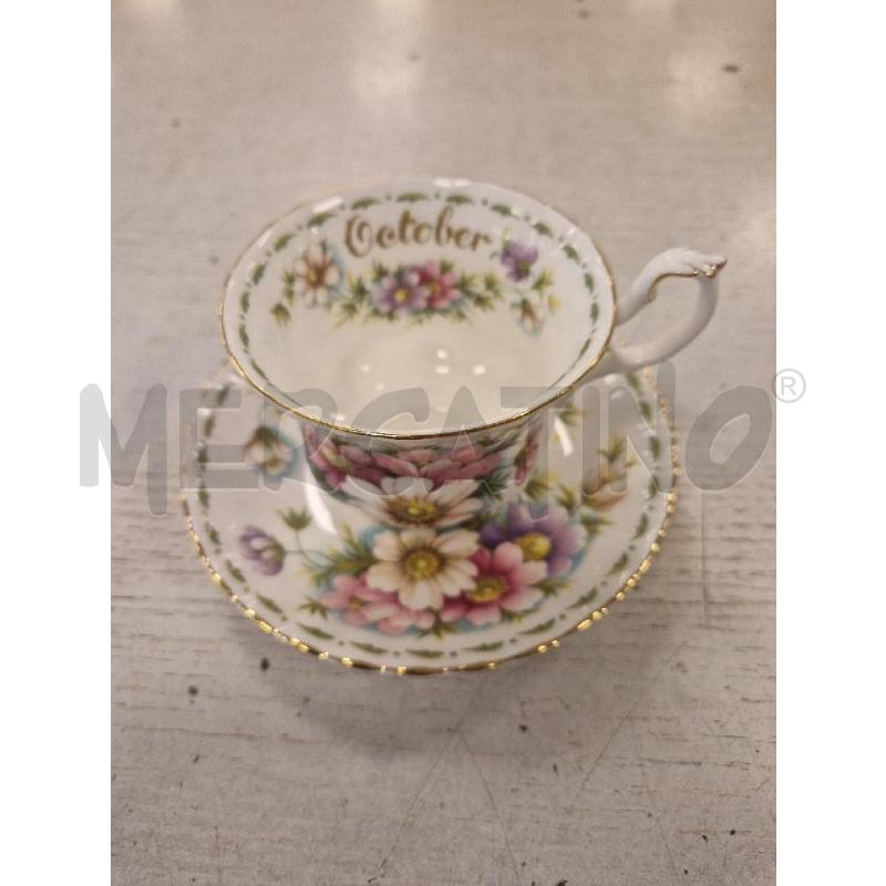 TAZZA ROYAL ALBERT + PIATTO OCTOBER | Mercatino dell'Usato Bologna 2