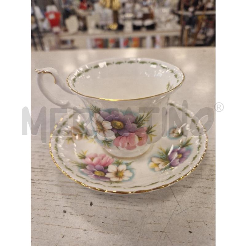 TAZZA ROYAL ALBERT + PIATTO OCTOBER | Mercatino dell'Usato Bologna 3