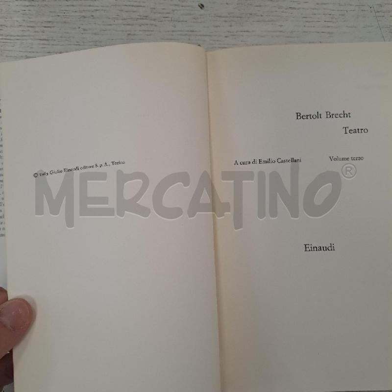 TEATRO BRECHT 3 VOLUMI | Mercatino dell'Usato Bologna 5