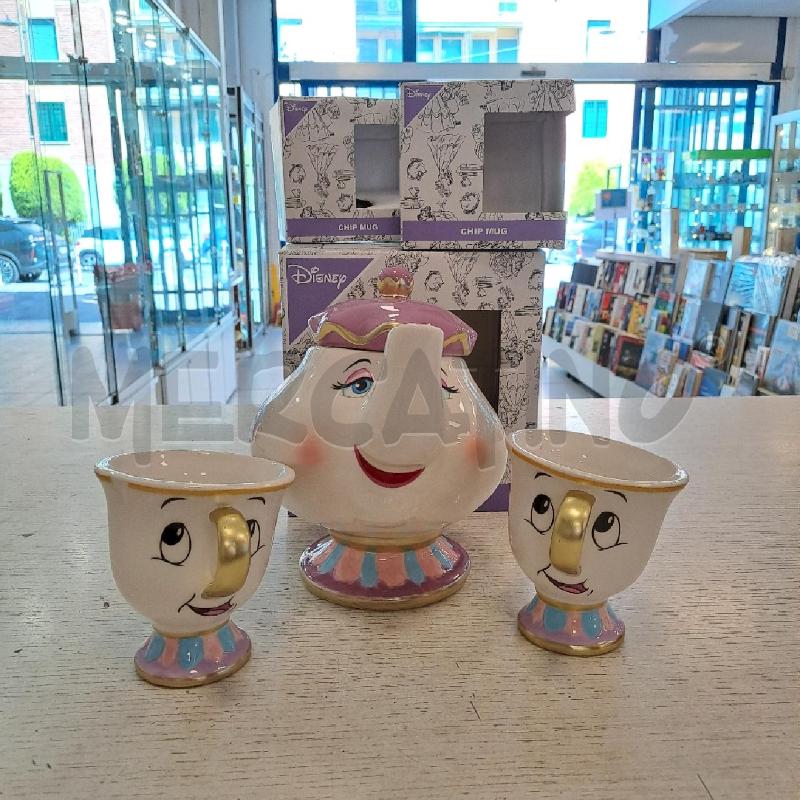 TEIERA DISNEY MRS POTTS + 2 CHIP MUG | Mercatino dell'Usato Bologna 1