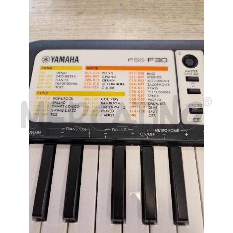 TESTIERA MUSWICALE YAMAHA PSS F 30 | Mercatino dell'Usato Bologna 3