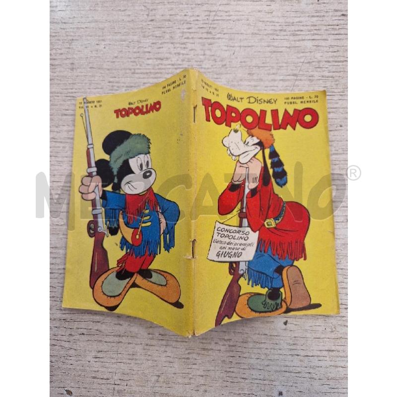 TOPOLINO NUMERO 31 DEL 10 AGOSTO 1951 | Mercatino dell'Usato Bologna 3