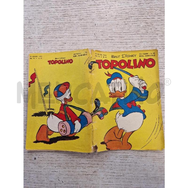 TOPOLINO NUMERO 45   DEL 25 GIUGNO 1952 | Mercatino dell'Usato Bologna 3