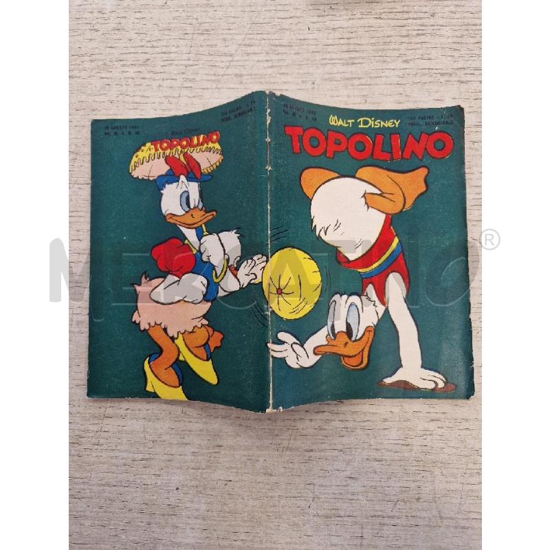 TOPOLINO NUMERO 49  DEL 25 AGOSTO 1952 | Mercatino dell'Usato Bologna 3
