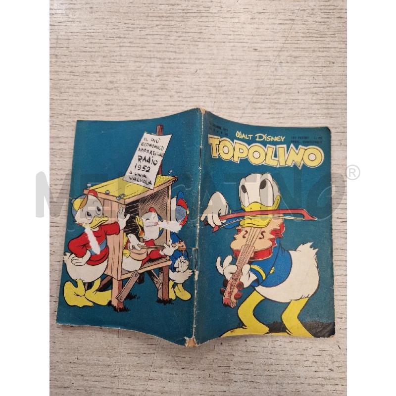 TOPOLINO NUMERO 56  DEL 10 DICEMBRE 1952 | Mercatino dell'Usato Bologna 3
