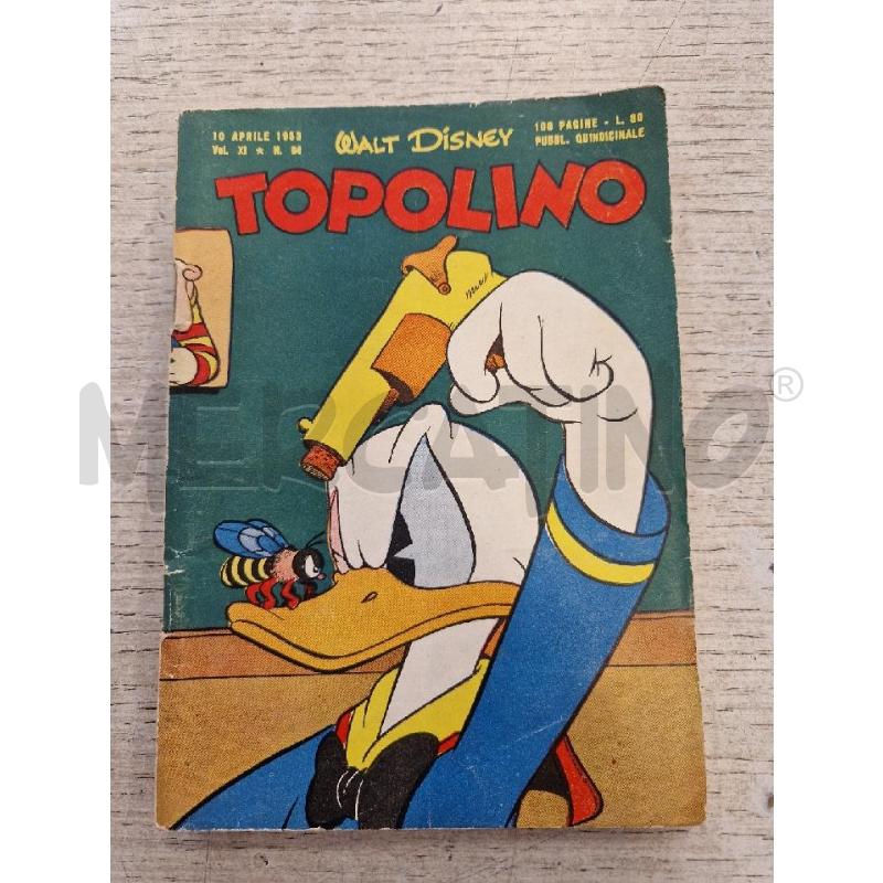 TOPOLINO NUMERO 64  DEL 10 APRILE 1953 | Mercatino dell'Usato Bologna 1