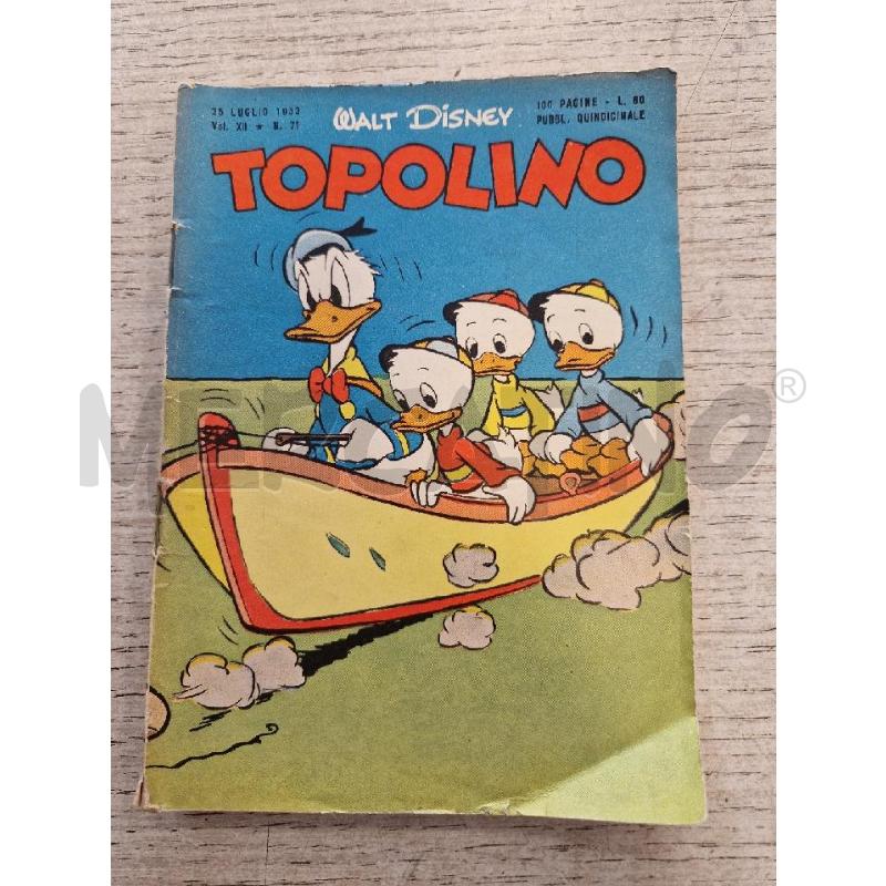 TOPOLINO NUMERO 71  25 LUGLIO 1953 | Mercatino dell'Usato Bologna 1