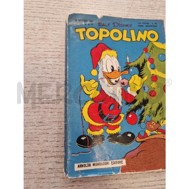TOPOLINO NUMERO 81 DEL 25 DICEMBRE 1953 | Mercatino dell'Usato Bologna 3
