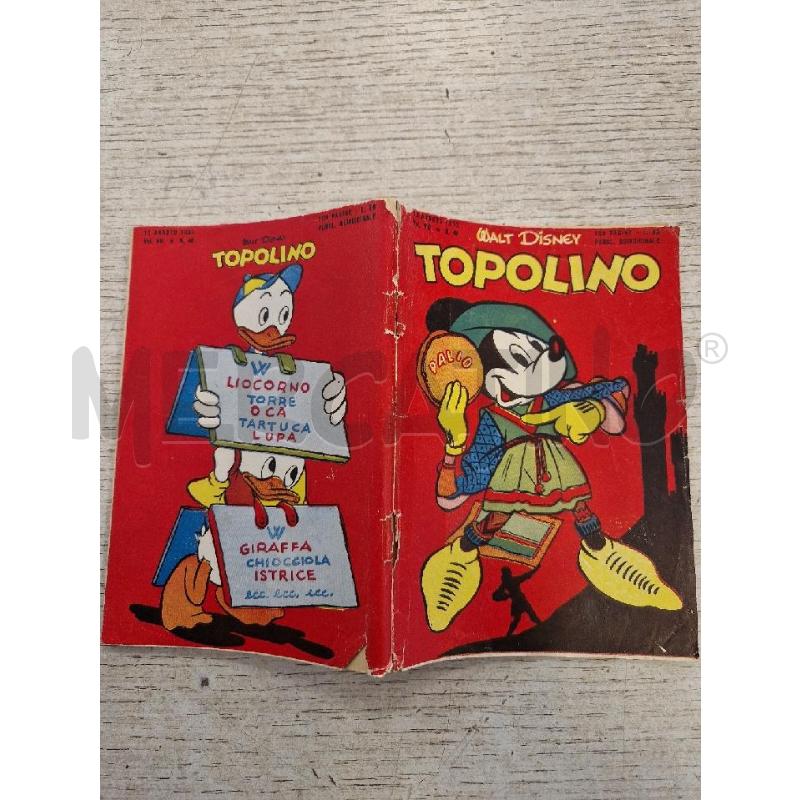 TOPOLINO  N. 48 DEL 10 AGOSTO 1952 | Mercatino dell'Usato Bologna 3