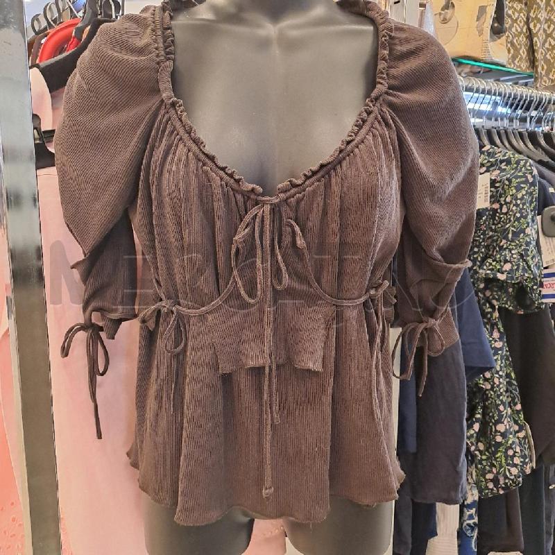 TOP YVES SAINT LAURENT RIVE GAUCHE CACAO | Mercatino dell'Usato Bologna 1