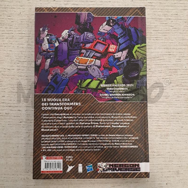 TRANSFORMERS  VOLUME 2 PASSAGGIO VERSO LÌOBLIO | Mercatino dell'Usato Bologna 2