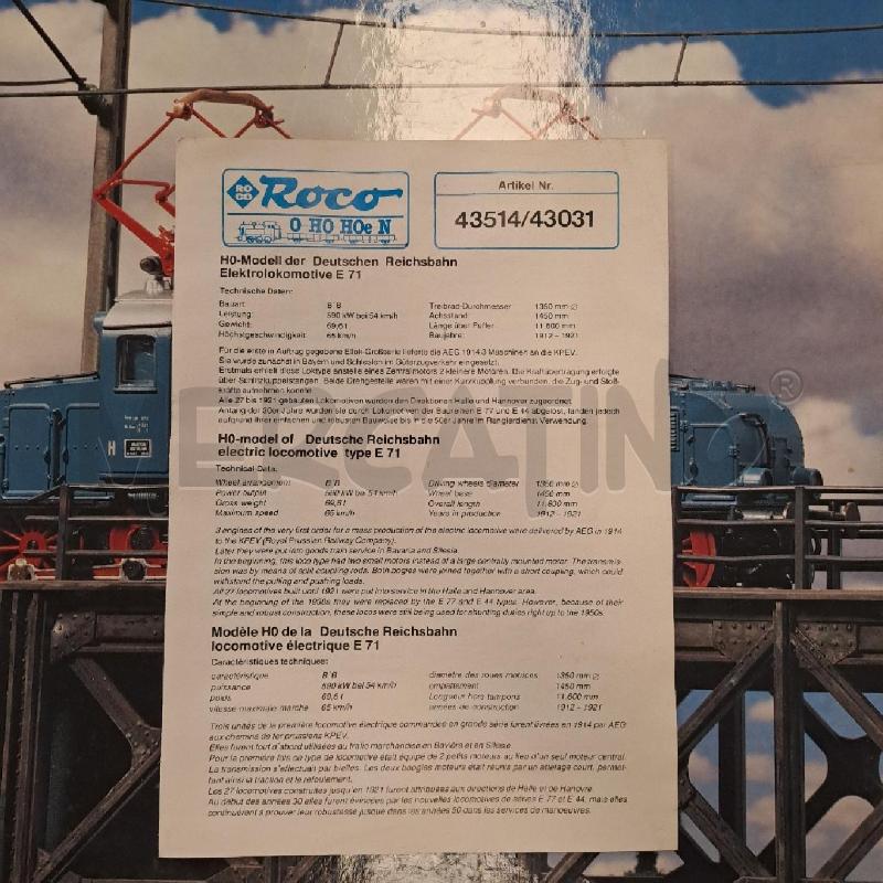 TRENINO ROCO 43514/43031 LOCOMOTORE + 4 VAGONI  | Mercatino dell'Usato Bologna 3
