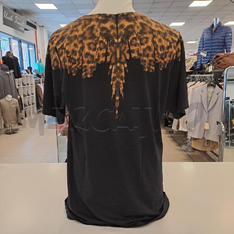 T SHIRT UOMO MARCELO BURLON NERO E LEOPARDATO  | Mercatino dell'Usato Bologna 2