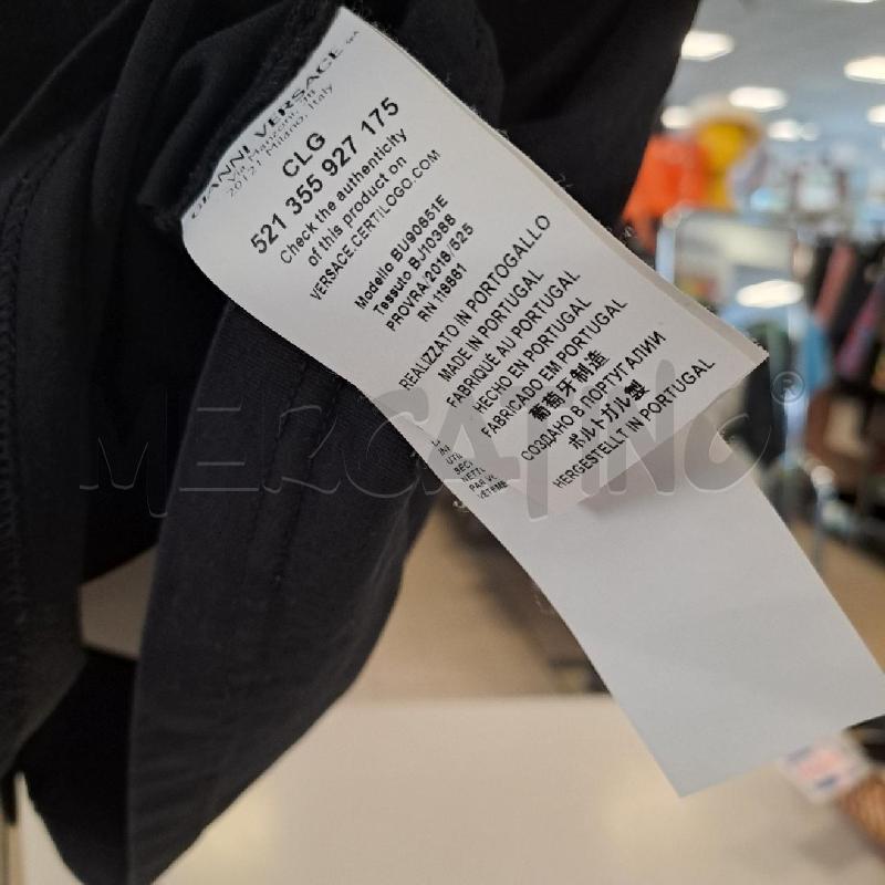 T SHIRT UOMO VERSUS NERA CON STAMPA DORATA | Mercatino dell'Usato Bologna 3