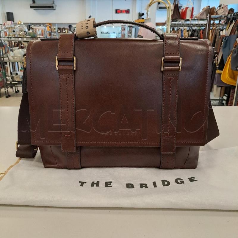 VALIGETTA PELLE THE BRIDGE VACCHETTA MARRONE | Mercatino dell'Usato Bologna 1